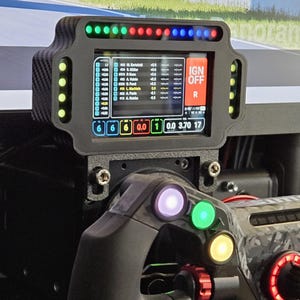 SimRacing 4.3&quot; Vocore screen for PC. All new design, multiple mounting options available- Fanatec DD1, simagic alpha mini, moza r5,r7.