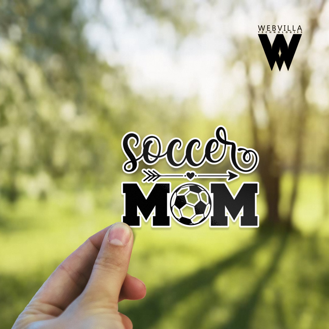 Soccer Mom Car Sticker Permanent Vinyl Decal Soccer Mom Etsy