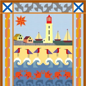 NAUTICAL Quilt Pattern, from Gull&#39;s Nest Quilts