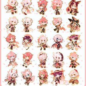 Mystery Bag: Genshin Sakura Enamel Pins!