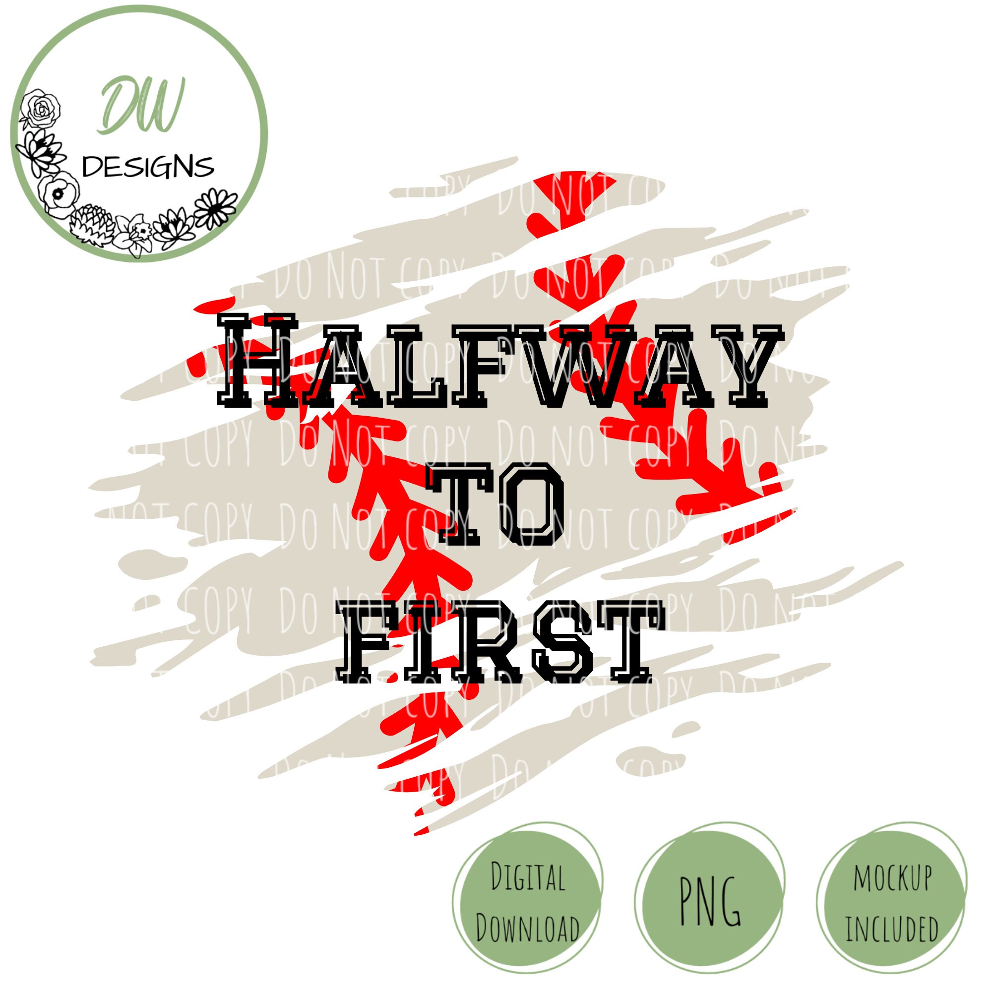 Halfway to First PNG Halfway to One Boy Halfway to First - Etsy