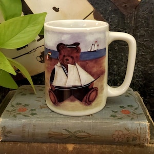 Vintage Otagiri Mug , Otagiri Ceramic Mug , Made in Japan , Otagiri Bear Mug , Otagiri Coffee Cup , Collectible Mug