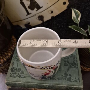 Anthropologie Starla Halfmann Initial D Floral Flowers Ceramic Coffee Tea Mug Christmas Mug Gift bild 9