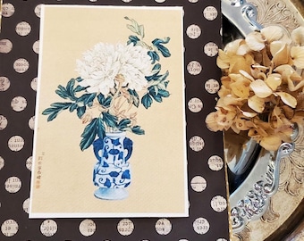 Vintage Floral Print, Cottagecore French Country Decor