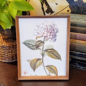 Vintage 8x10&quot; Wood Picture Frame, Antique Wood Picture Frame, Retro Wood Frame, Mid Century Modern, Cottagecore Decor, Spring Decor