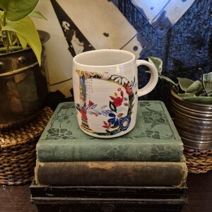 Anthropologie Starla Halfmann Initial D Floral Flowers Ceramic Coffee Tea Mug Christmas Mug Gift bild 10