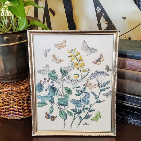 8x10" Vintage Gold Picture Frame , Metal Frame, Ornate Frame, Mid Century Modern, Bohemian Decor, Christmas Family Friend Gift