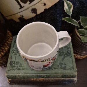 Anthropologie Starla Halfmann Initial D Floral Flowers Ceramic Coffee Tea Mug Christmas Mug Gift bild 7