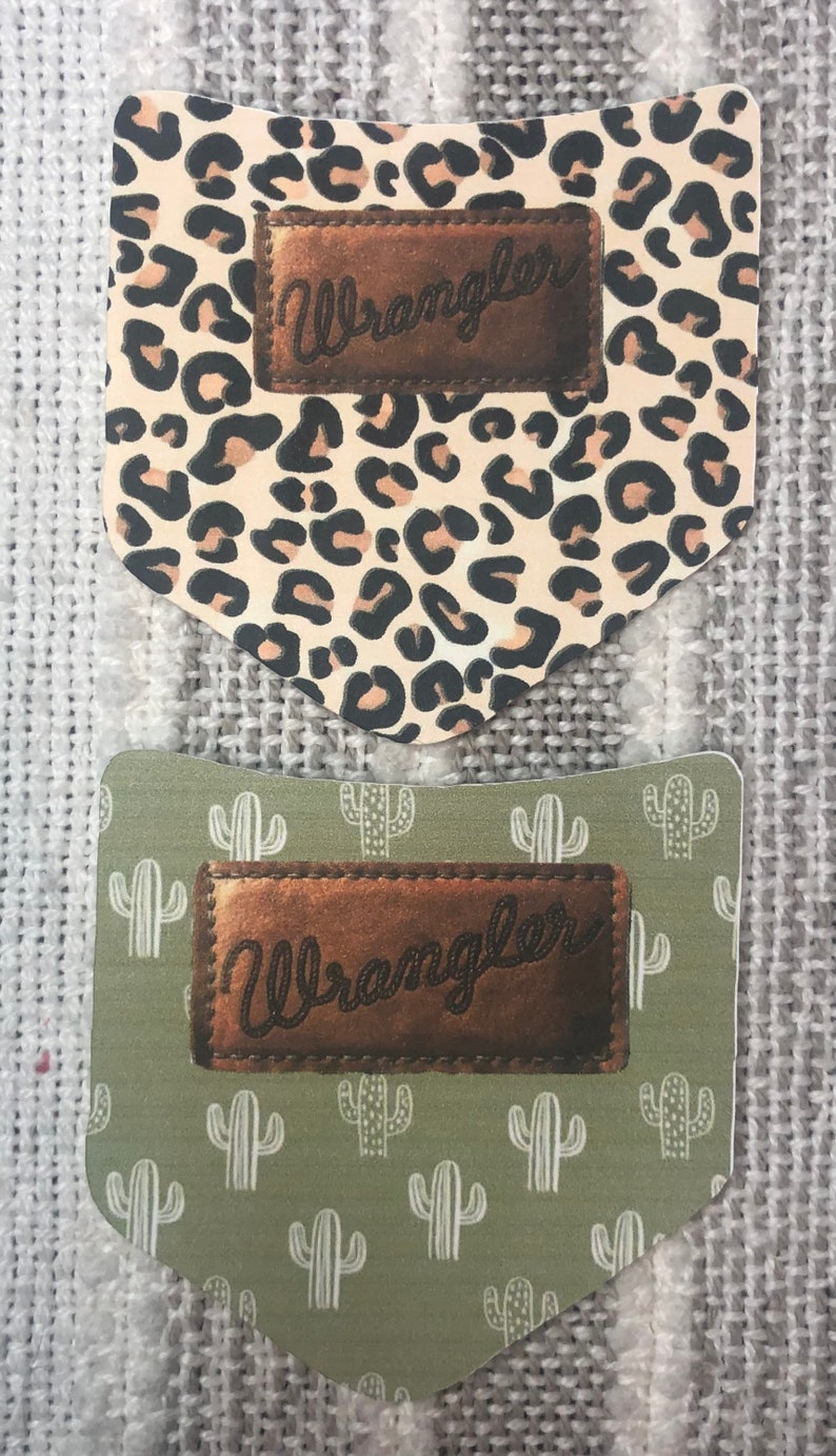 Wrangler Pocket Cardstock for Pocket Car Freshie Etsy