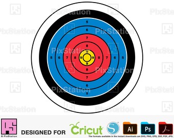 bullseye printable etsy