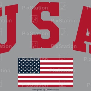 Bandera de EE. UU. Sublimación Png, Diseño de sublimación de bandera estadounidense, 4 de julio, Clipart patriótico de EE. UU., Descarga de diseño digital para impresión a pedido