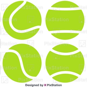 Bola de tênis svg, Bola de tênis em camadas png, Bola de tênis vetorial svg, Clipart de tênis png, Arquivo de corte de decalque esportivo svg para Cricut e Silhouette