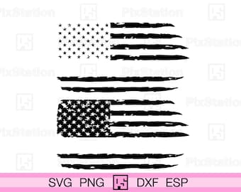 Distressed US Flag SVG: Personalized Patriotic Design (Digital Download)