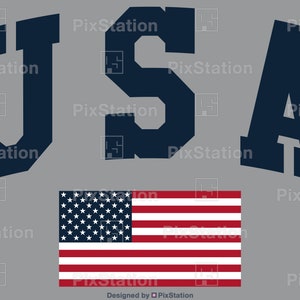 Bandera de EE. UU. Sublimación Png, Diseño de sublimación de bandera estadounidense, Bandera de EE. UU. Svg, Clipart patriótico de EE. UU., Descarga de diseño digital para impresión a pedido