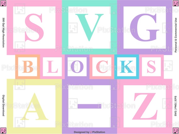 Alphabet Blocks Svg, Numbers Blocks Svg, Building Blocks, Baby Blocks, Letter  Blocks. Vector Cut File Cricut, Silhouette, Pdf Png Eps Dxf. (Instant  Download) - …
