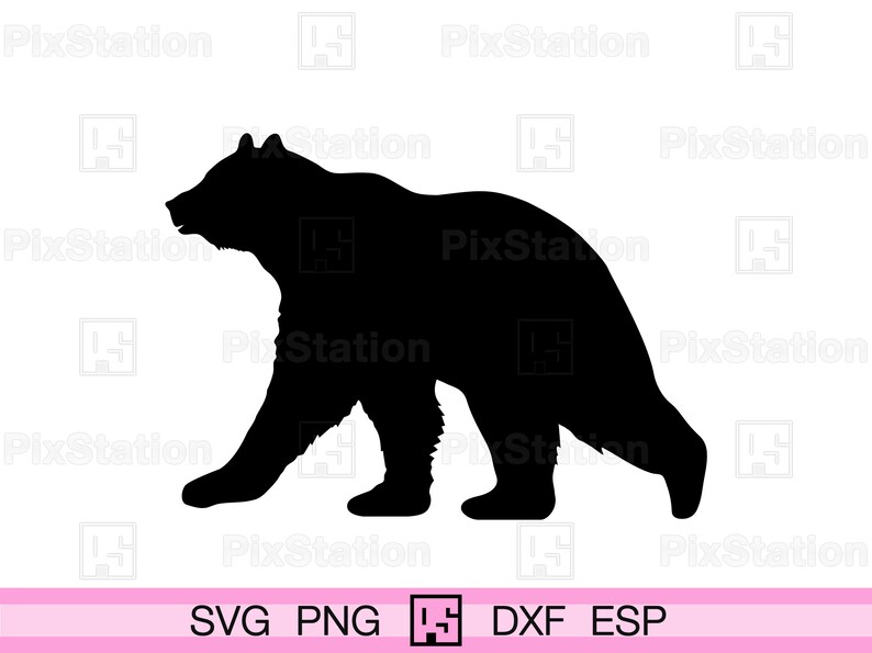 Bear silhouette svg