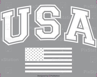 USA Flag Sublimation Design: Patriotic T-Shirt (Digital Download)