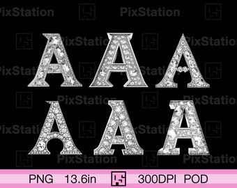 Silver letter A monogram png, Metal letter A clipart png, Steel letter A with diamond png, Monogram Iron letter A with gemstone png | ps427