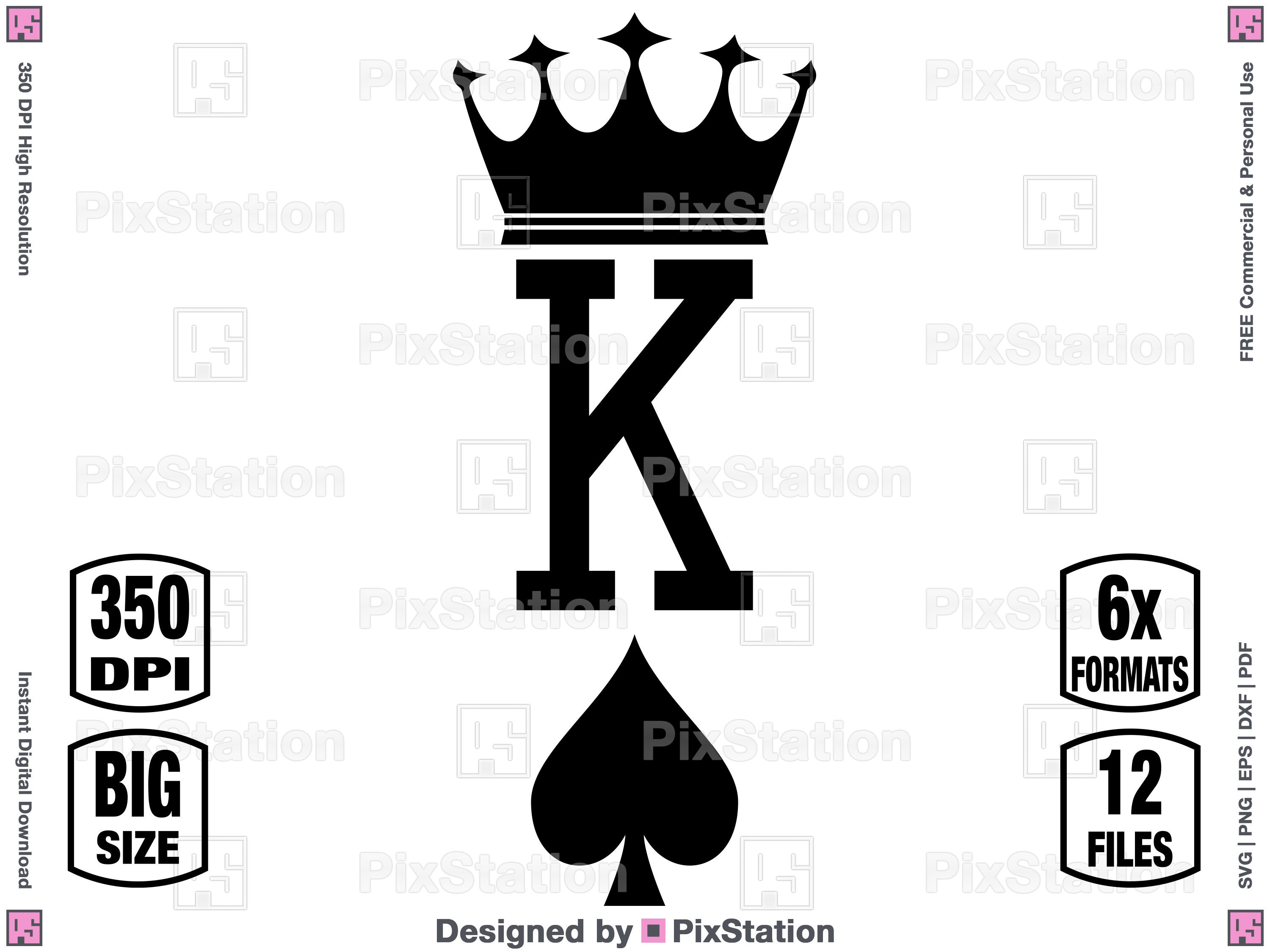King of Spades Svg Queen of Hearts Svg Queen Heart Crown Etsy Ireland