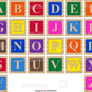 Hölzernes Alphabet Blöcke zwart, Alphabet Bausteine Svg, Buchstabenblöcke zwar, Holzblöcke Schrift svg, Blöcke Monogramm Baby Spielzeug Cricut & Silhouette