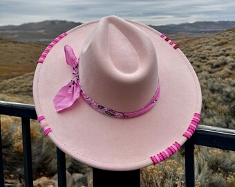 Beaded fedora hat