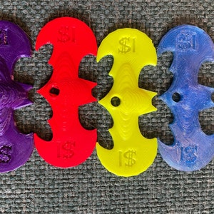 Batman shaped shopping cart release key