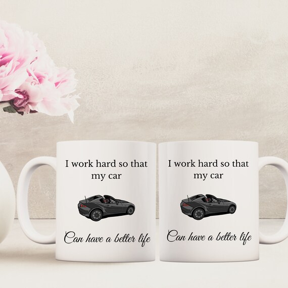 Car Personalized Monogram Coffee Mug Tea Cup Gift Idea for Men/Boys -  RANSALEX