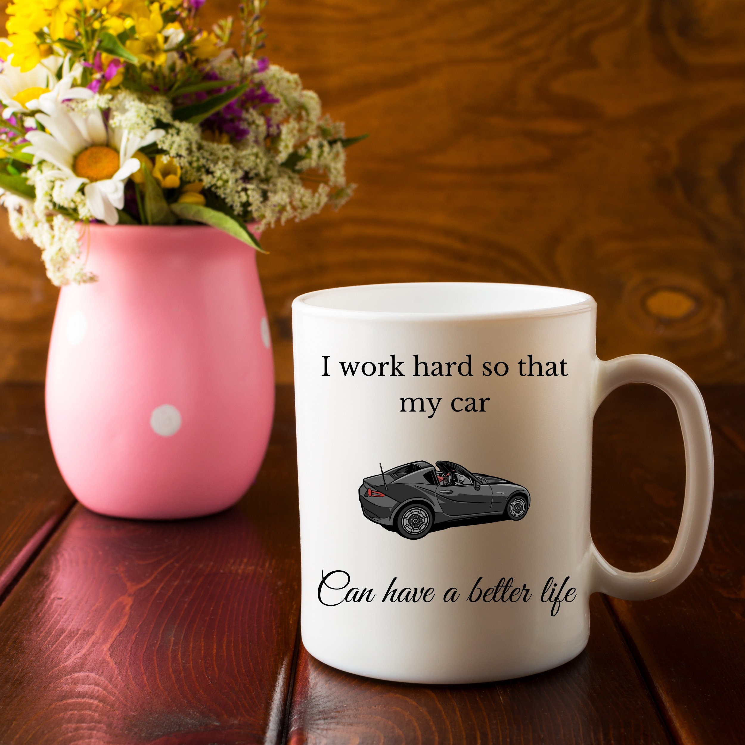  Stuff4 Gifts for Car Enthusiasts - in My Head I'm Thinking  About Cars - Funny Classic Car Mug, Gifts for Cars Lovers, Petrol Head  Gifts, 11oz Ceramic Dishwasher Safe Premium Navy