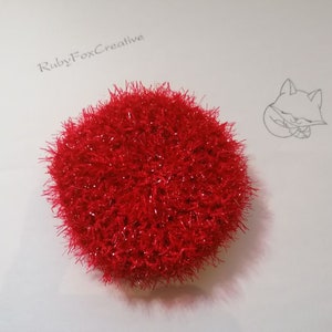 Rinsing sponge / exfoliating sponge / sponge reusable Red