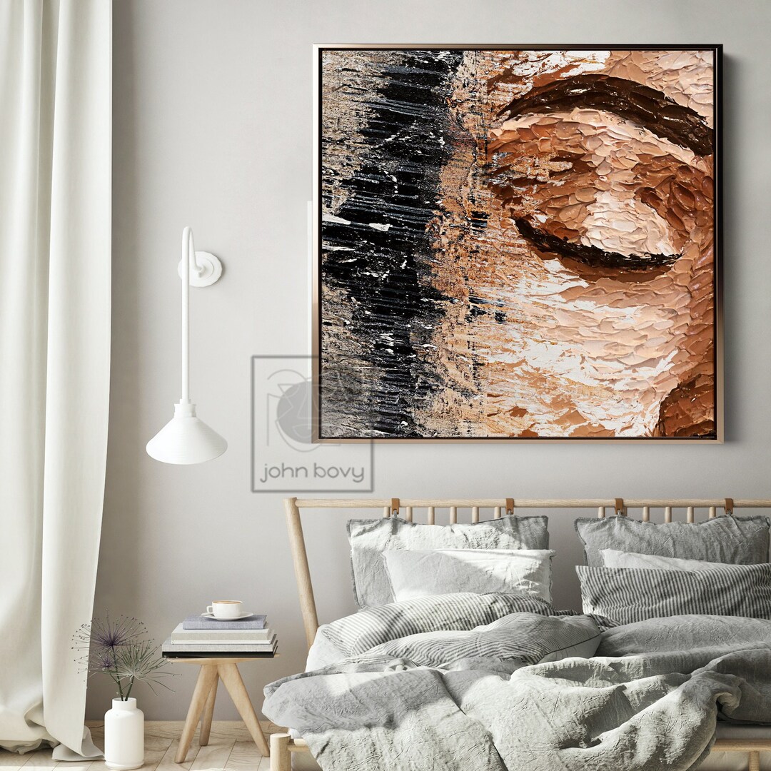 Extra Large Woman Face Abstract Oil Paintings on Canvas Abstract ...