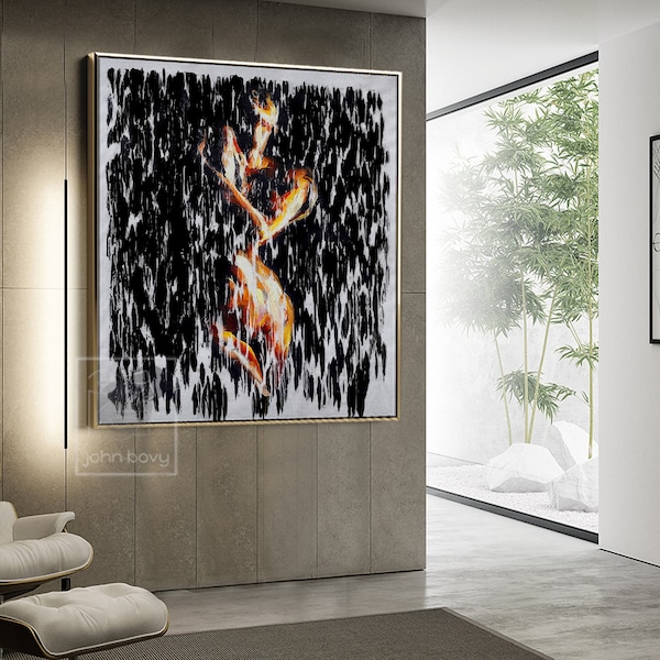 Acrylic Nude Woman Painting - Etsy