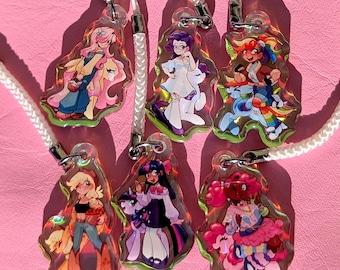 Mane 6 | Rainbow Phone Straps