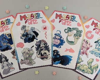 Monster Girlz | Pinup Stickers