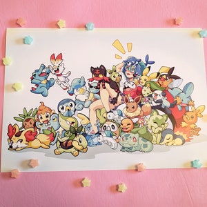 Miku and Friends! | Fan Art Print