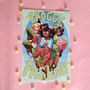 Froggy Girls!! | Fan Art Print