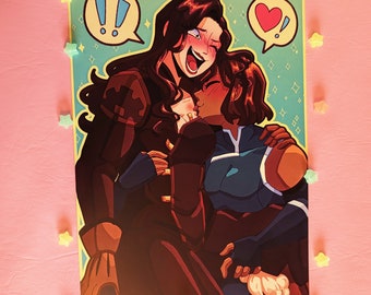 Korrasami kisses | Fan Art print