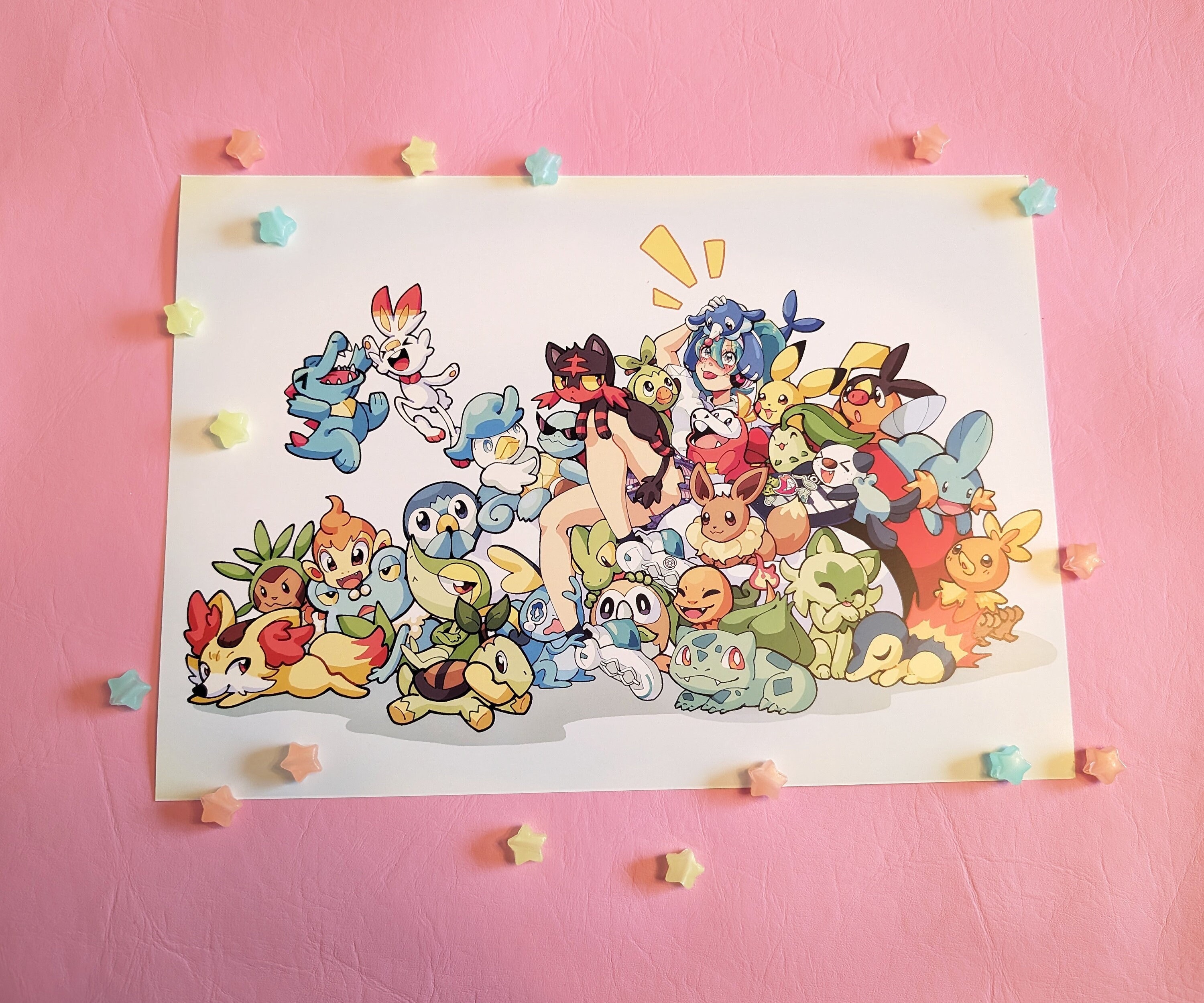 Miku and Friends! | Fan Art Print