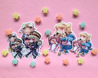 Magical Girlies | Holographic Glitter stickers
