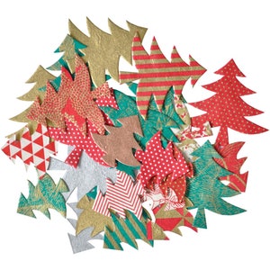 Sapin de Noël en papier, Décorations pour arbre de Noël, Sapin de Noël en papier Lokta, Loisirs créatifs décoratifs en papier, Papier Lokta, Artisanat d'arbre de Noël