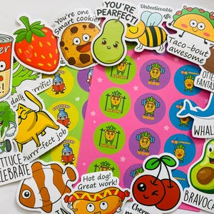 Stickers enseignant, autocollants pour enseignants, autocollants de bon travail, autocollants positifs pour enseignants, fournitures pour enseignants, lot d'autocollants en vrac, autocollants