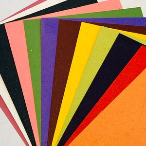 Papier cartonné coloré respectueux de l'environnement, Feuilles de papier création, Papier cartonné fait main, Artisanat du papier, Papier, Fournitures créatives, Scrapbooking, Créations en papier