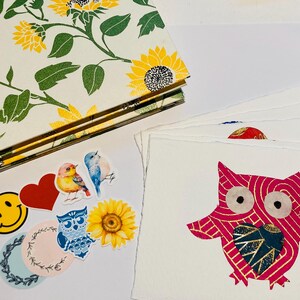 Cartes de correspondance Oiseaux, Cartes de correspondance de printemps, Cartes de correspondance faites main, Cartes de correspondance, Jeu de cartes de correspondance Oiseau, Jeux de cartes de correspondance, Cartes Oiseau, Cartes de correspondance hiboux