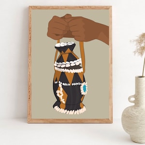 Somali Woman Art Poster | African Digital Print | East African Art | Somali Woman Print | Digital Download | African Wall Art