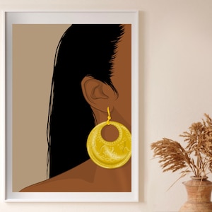 Gamar Boba – Sudanese Minimal Wall Art | Instant Download | Sudan Art Print | African Modern Art Poster | Gift for Sudanese