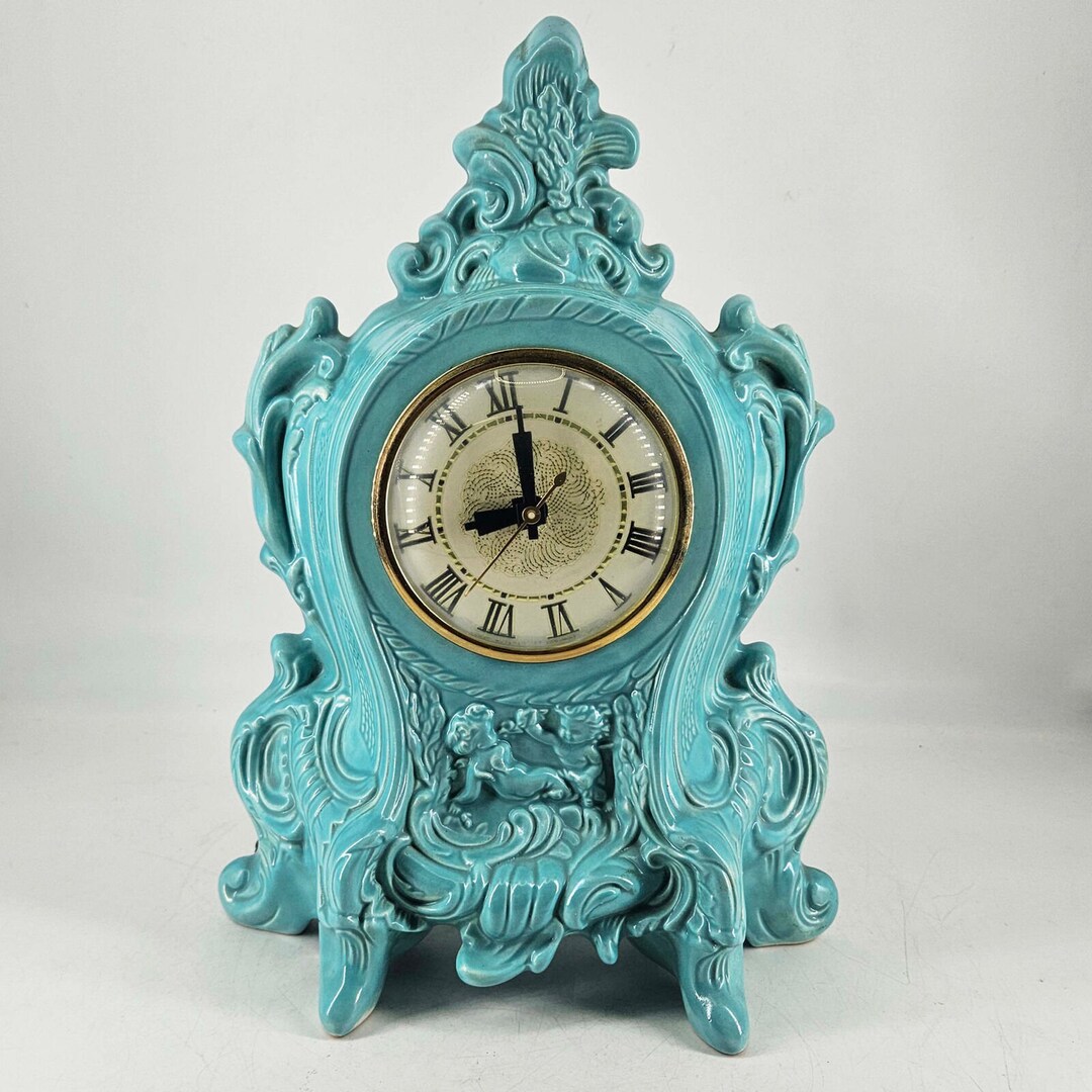 Vintage Rococo Renaissance Empire French Style Ceramic Mantle Plug in ...