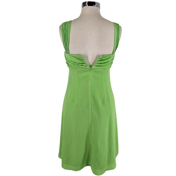 Vintage Gianni Bini Y2K green ruffle detail Sun dress, 2 XS Vintage Gianni Bini Y2K green ruffle detail Sun dress, 2 XS