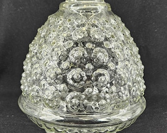 Vintage Light Globe Acorn Beehive Hobnail Lamp Shade Clear Glass Globe