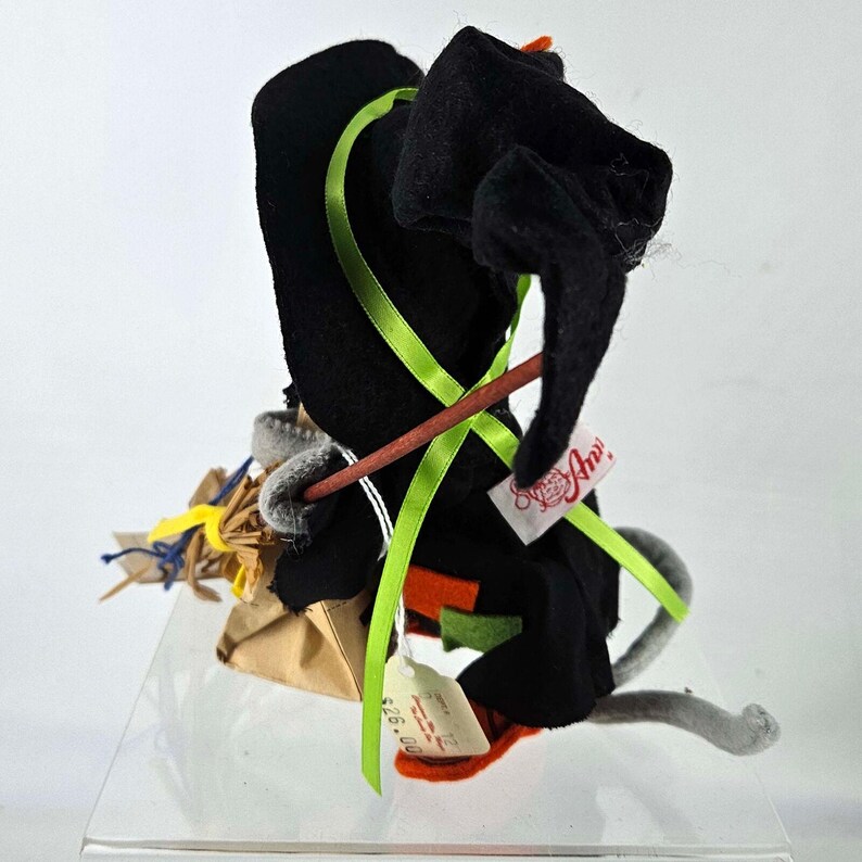 Rare Annalee Mouse Doll Halloween Witch Costume Trick or Treat Bag N