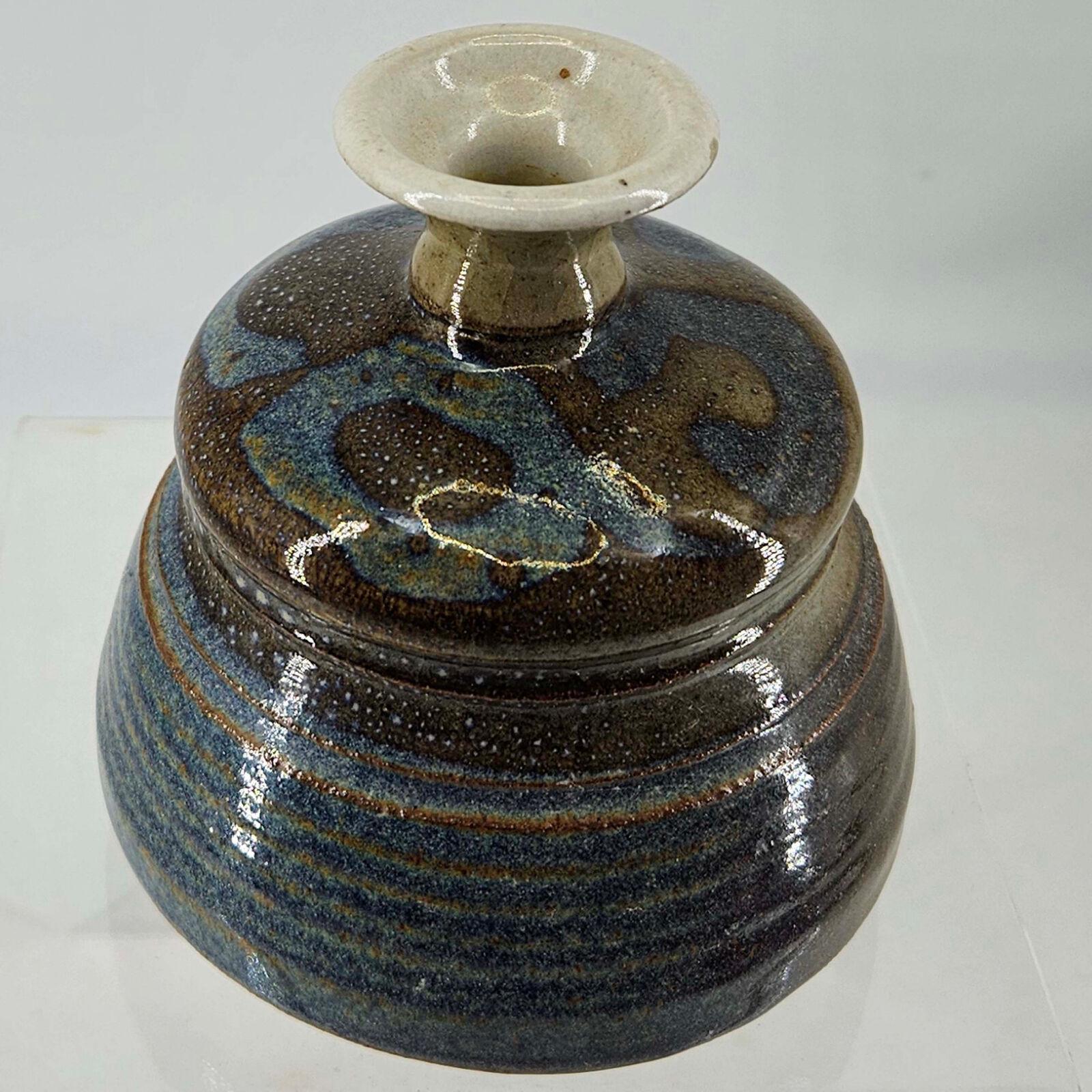 Mid Century Modern MCM Vintage Signed Art Pottery Bud Vase Decor 4" - Etsy