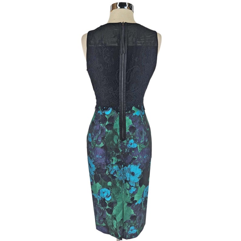 LEIFSDOTTIR Anthropologie Water Garden Brocade Lace Sheath Dress 8 image 3